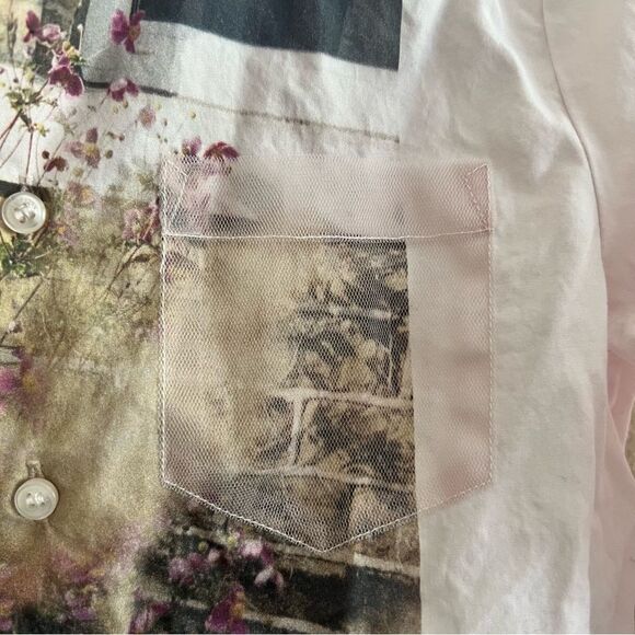 Simone Rocha x H&M Organic Cotton Long Sleeve Button Down Toddler 3-4T EUC - Picture 4 of 8